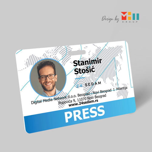 Portfolio MHT Group Dizajn plasticnih ID PRESS kartica i legitimacije, identifikacione kartice 24/7