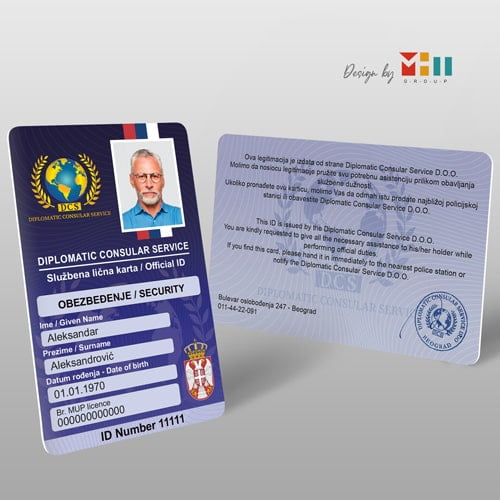 Legitimacija Diplomatic