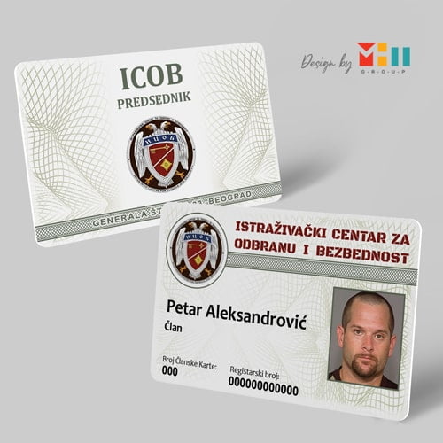 Portfolio MHT Group Dizajn ID kartica ICOB