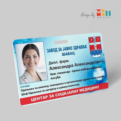 Portfolio MHT Group Dizajn plasticnih ID kartice Shabac
