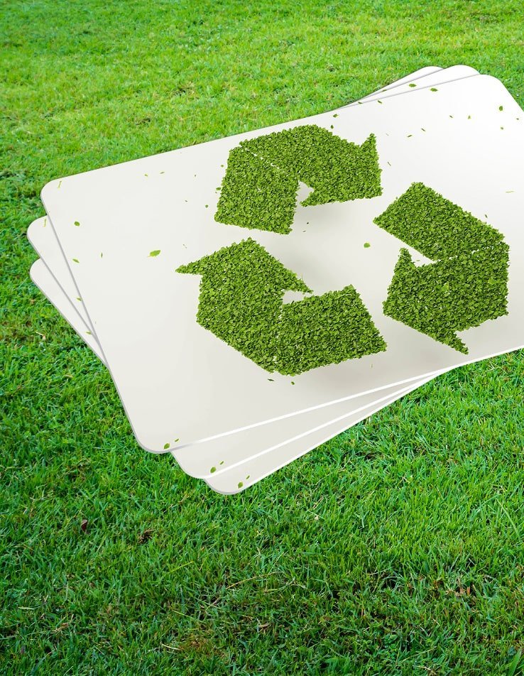 Ekološki kartice od reciklirana plastika