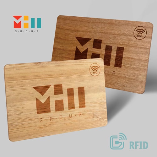 Izrada drvenih RFID kartica MHT Grupa sa NFC čipom, personalizovane putem laserskog graviranja Izrada drvenih RFID kartica MHT Grupa sa NFC čipom, personalizovane putem laserskog graviranja