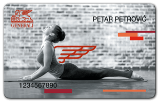 Generali RFID Kartica Osiguranja Generali RFID Kartica Osiguranja