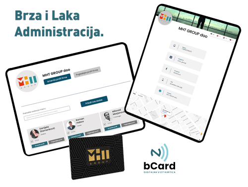 Digitalna Vizit Karta MHT Group I BCard Profil Administracija Min