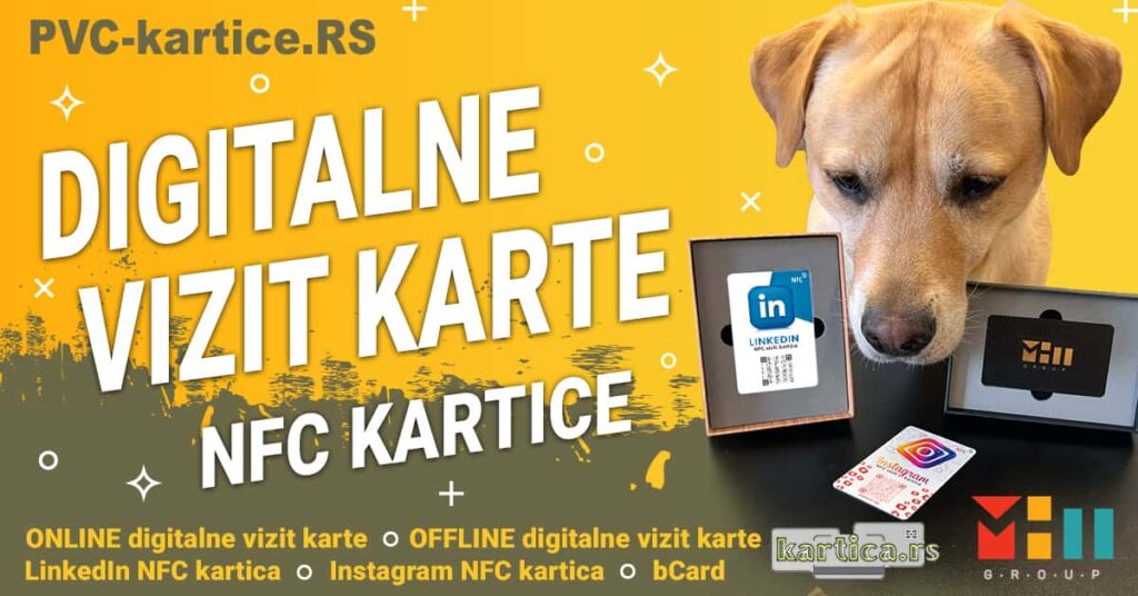 Digitalne Vizit Karte I NFC Vizit Kartice FB
