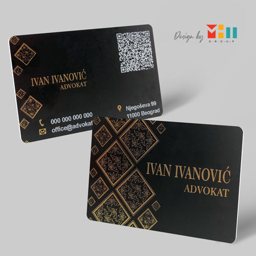 Dizajn Plasticnih Vizit Kartica Advokat 5
