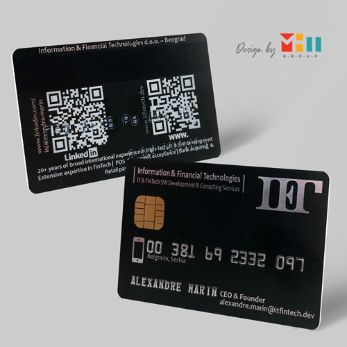 Dizajn Plasticnih Vizit Kartica IFT