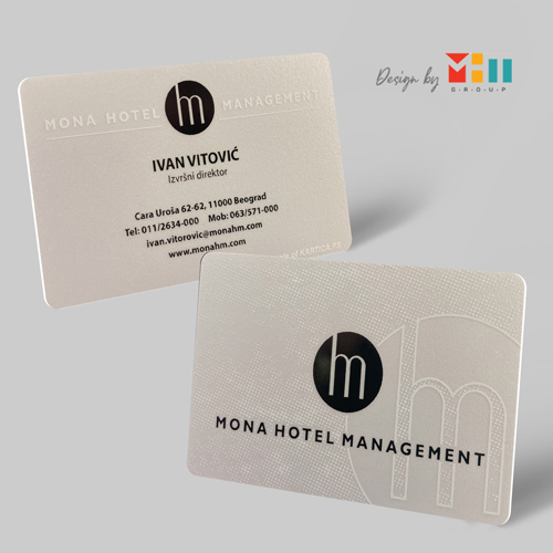 Dizajn Plasticnih Vizit Kartica Mona