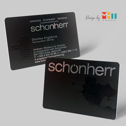 Dizajn Plasticnih Vizit Kartica Shoenher