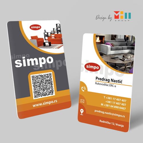 Dizajn Plastičnih Vizit Kartica Simpo